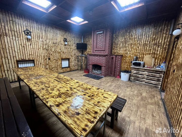 Баня сауна с бассейном