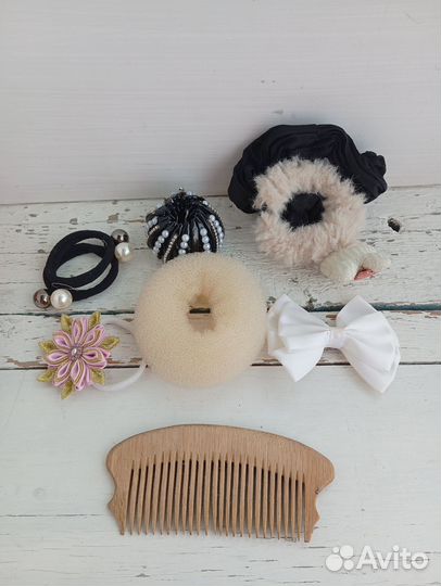 Ободки/резинки/шпильки для волос пакетом. Новые