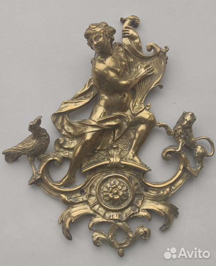 Античное медное украшение 19 век Франция