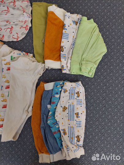 Пакет детской одежды для дома 68-74 р