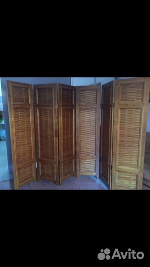 Деревянная ширма