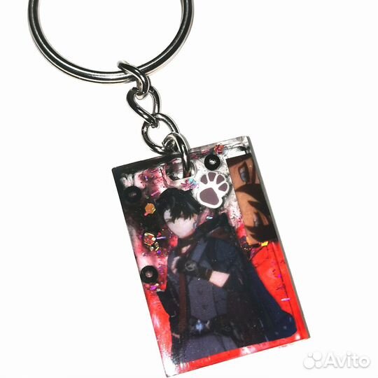 Миди брелок с Ризли геншин импакт