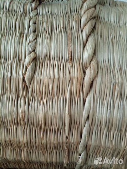 Короб плетеный старинный