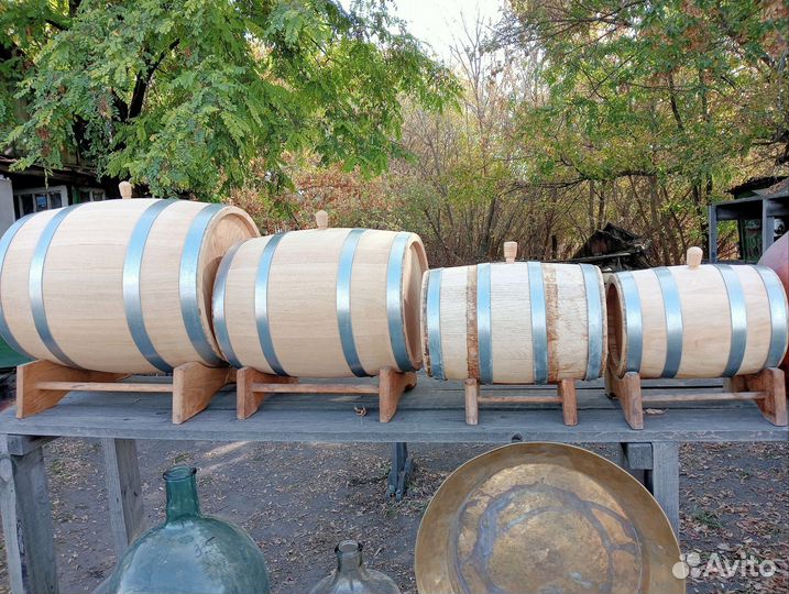 Бочки и кадки дубовые