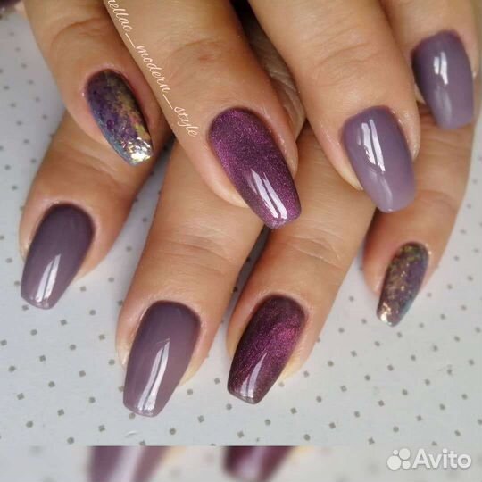 Наращивание ногтей, шеллак