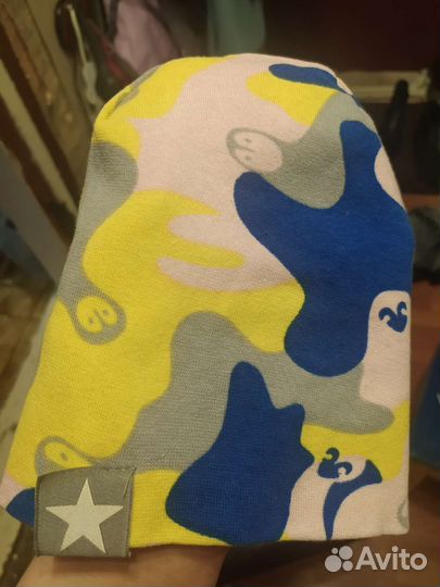 Шапочка и снуд для девочки весна-осень