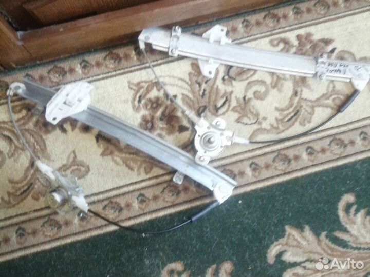 Стекло подъёмники передние lanos