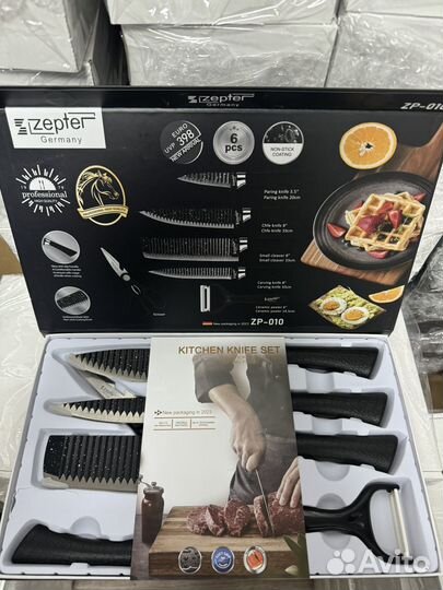 Подарочный Набор ножей zepter 6 предметов
