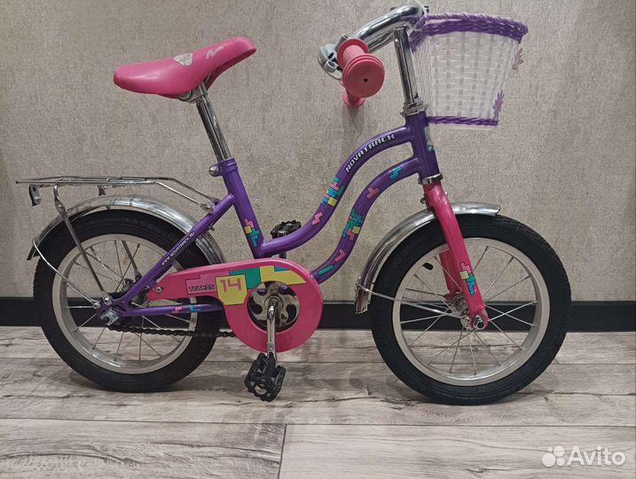 Велосипед для девочки Novatrack Tetris 14