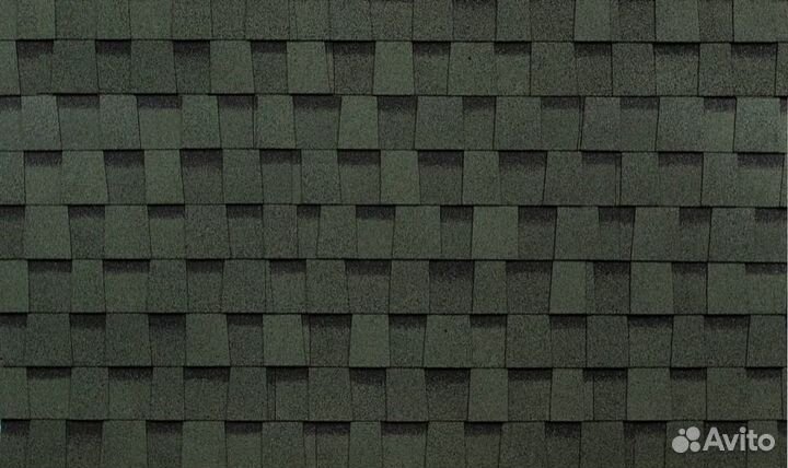 Гибкая черепица Shinglas фазенда Зеленый