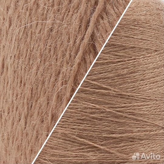 029 светлый каштан Пряжа Astra Premium 'Пух норки' (Mink yarn) 50гр 290м (+/ 5%) (80% пух, 20% нейло