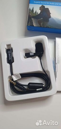 Петличный микрофон boya BY-LM20