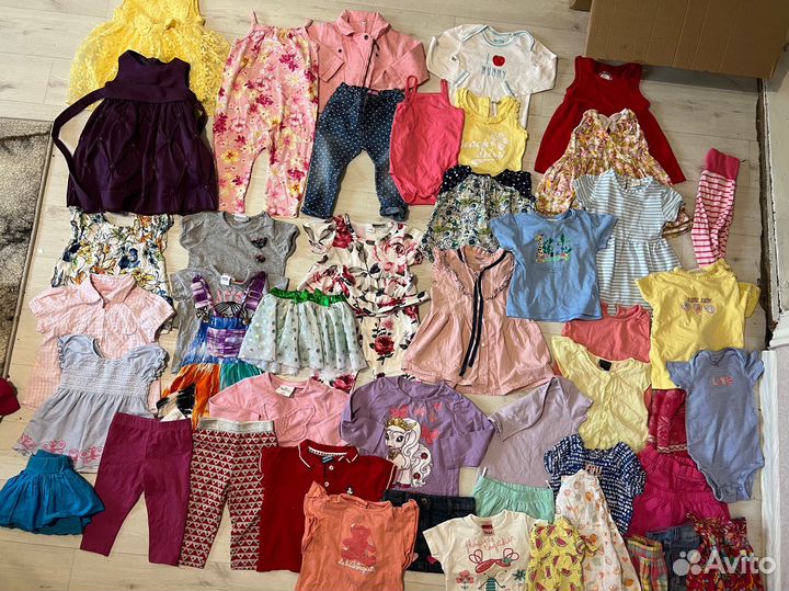 Вещи пакетом на девочку 80 hm