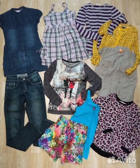 2 пакета одежды для девочки на лето рост 146-152