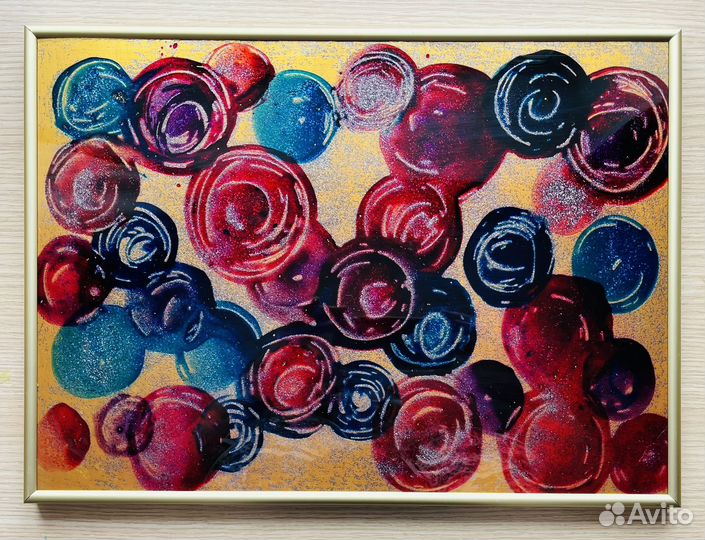 Картина интерьерная в рамке 42х30х2см