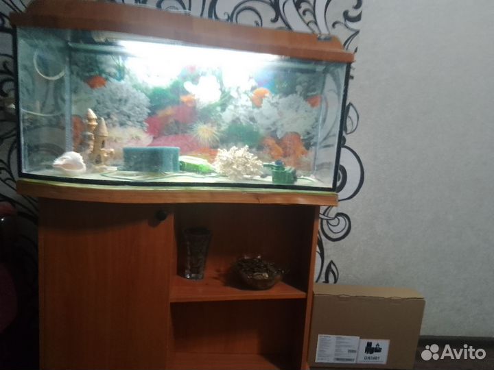 Аквариум с тумбой 100л