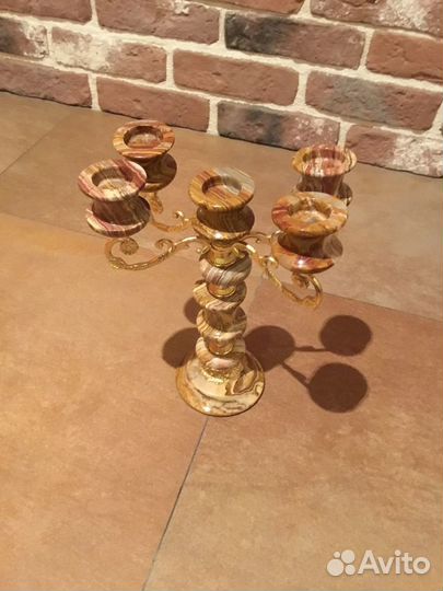Подсвечник из оникса