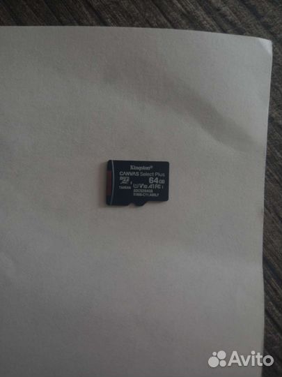 Карта памяти MicroSD 64 гб
