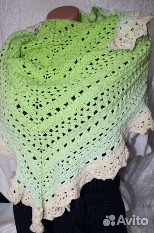 Бактус (шаль) ручной работы