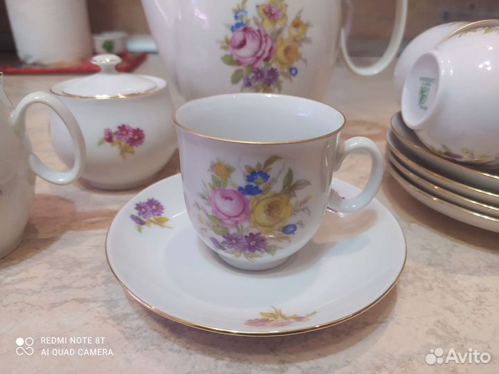 Сервизы кофейный и чайный