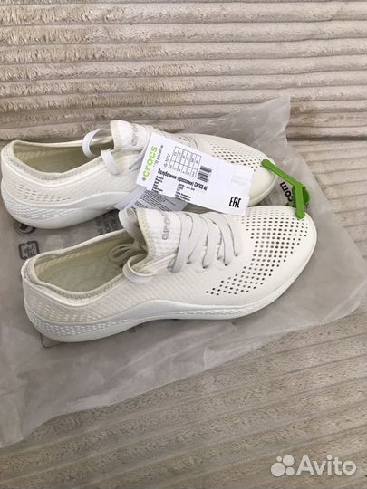 40-41р Новые Crocs Lite Ride кроссовки