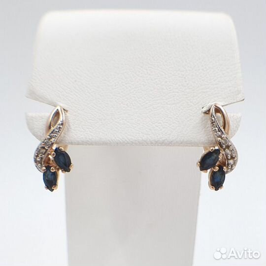Серьги с камнями