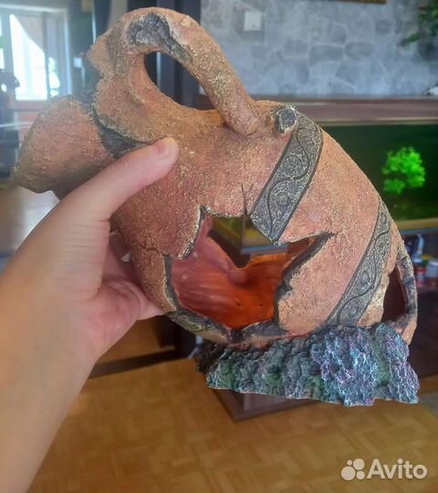 Кувшин для аквариума. Декорация
