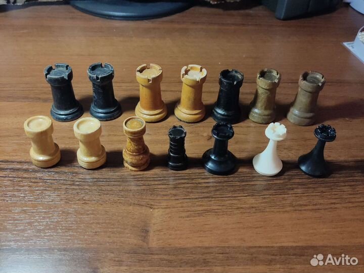 Шахматные фигуры, шашки СССР