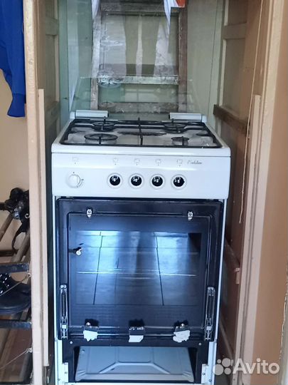 Газовая плита De Luxe белая