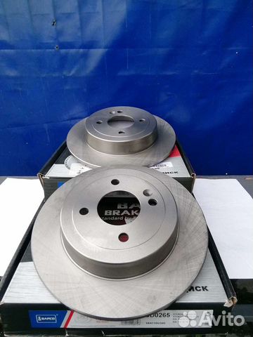 Тормозной диск задний hyundai solaris KIA RIO 10