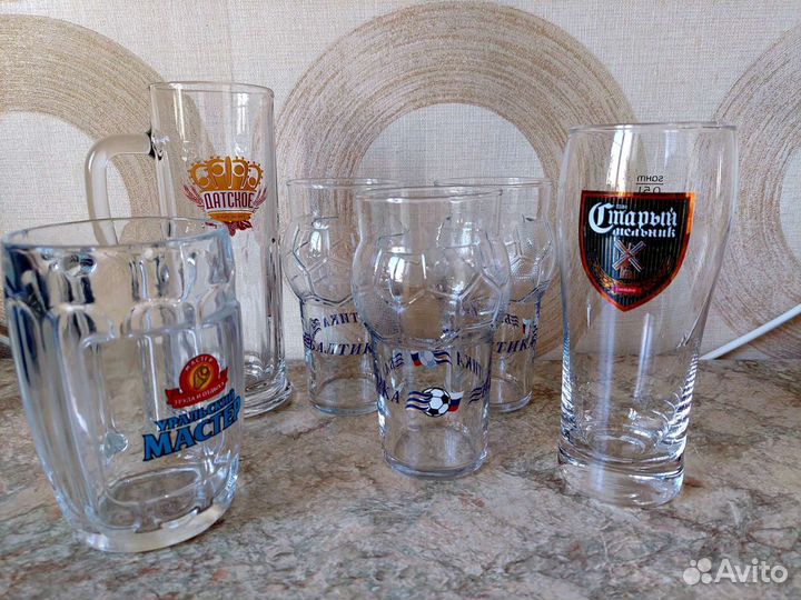 Пивные кружки и бокалы