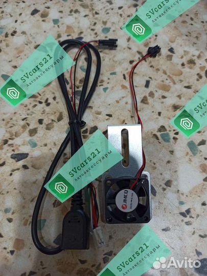 Кулер для автомагнитолы вентилятор