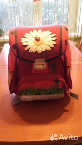 Ортопедический ранец для девочки (с пеналом)