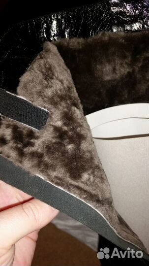 Кожаные зимние сапоги на меху vero cuoio