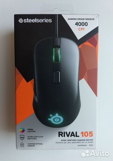 Новая игровая мышка SteelSeries Rival 105