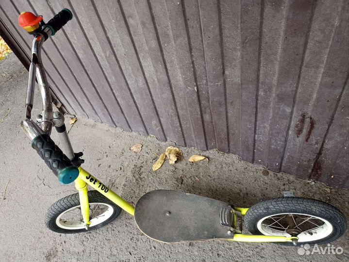 Самокат детский надувные колеса