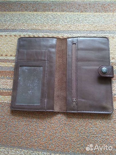 Мужской бумажник, натуральная кожа