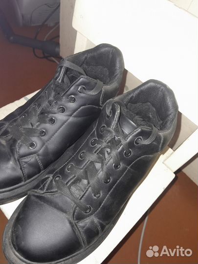 Кроссовки зимние женские 36 размер кожа