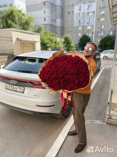 Метровые Розы / Букеты / Цветы Штучно / Доставка