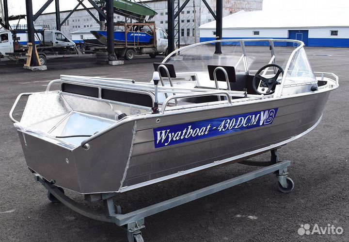 Новая алюминиевая лодка Wyatboat 430DCM