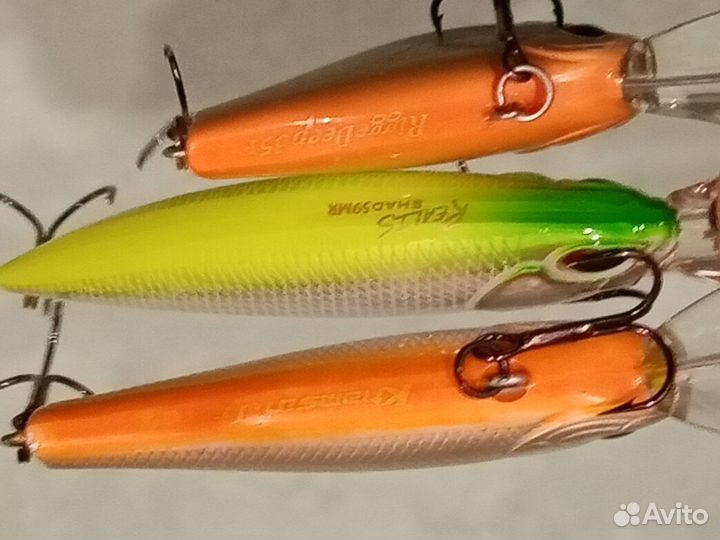 Набор 3 воблера: 2- Zipbaits и 1- DUO