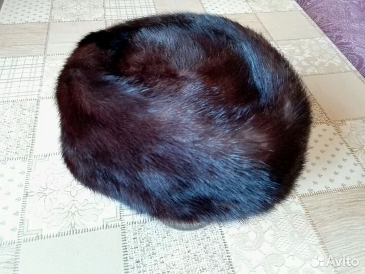 Шапка норка женская