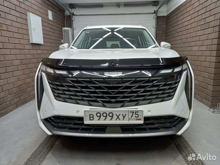 Дефлектор капота (exclusive) (Classic черный ) Geely Atlas