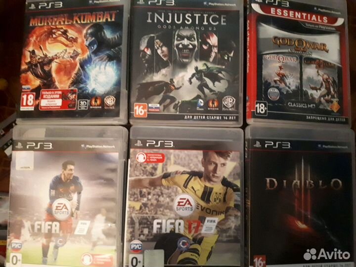 Sony PS3 игры Fifa 17,16