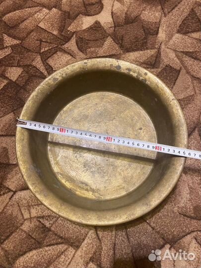 Латунный таз для варенья