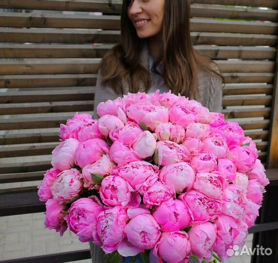 101 Роза Пионы 25 51 101 Роза