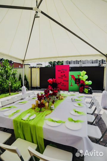 Аренда мебели текстиля посуды декора