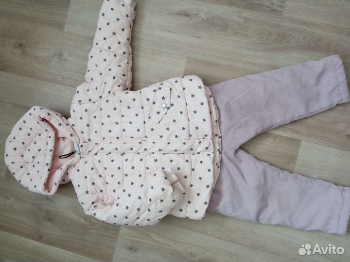 Утепленные брюки для девочки 86 размер