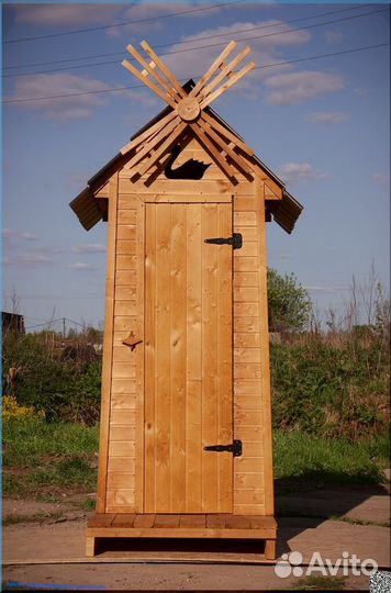 Уличный туалет с установкой