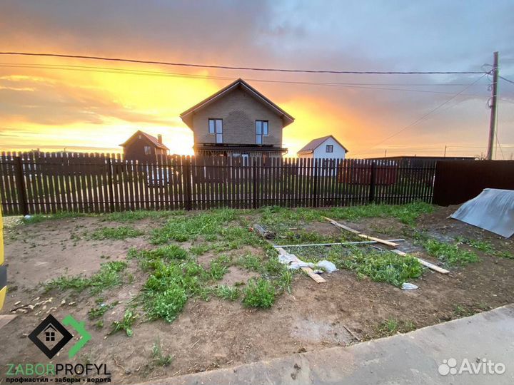 Заборы из штакетника / Заборы под ключ